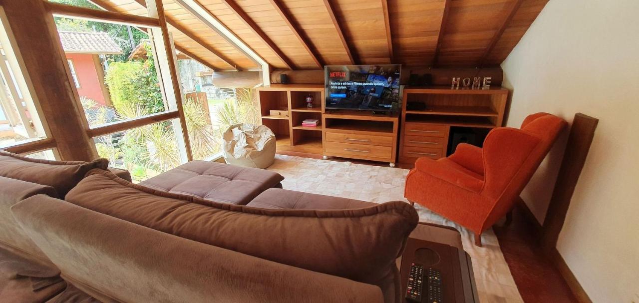 Casa Maria Comprida Araras, serviço incluído, 5 quartos, piscina e área gourmet Petrópolis Exterior foto