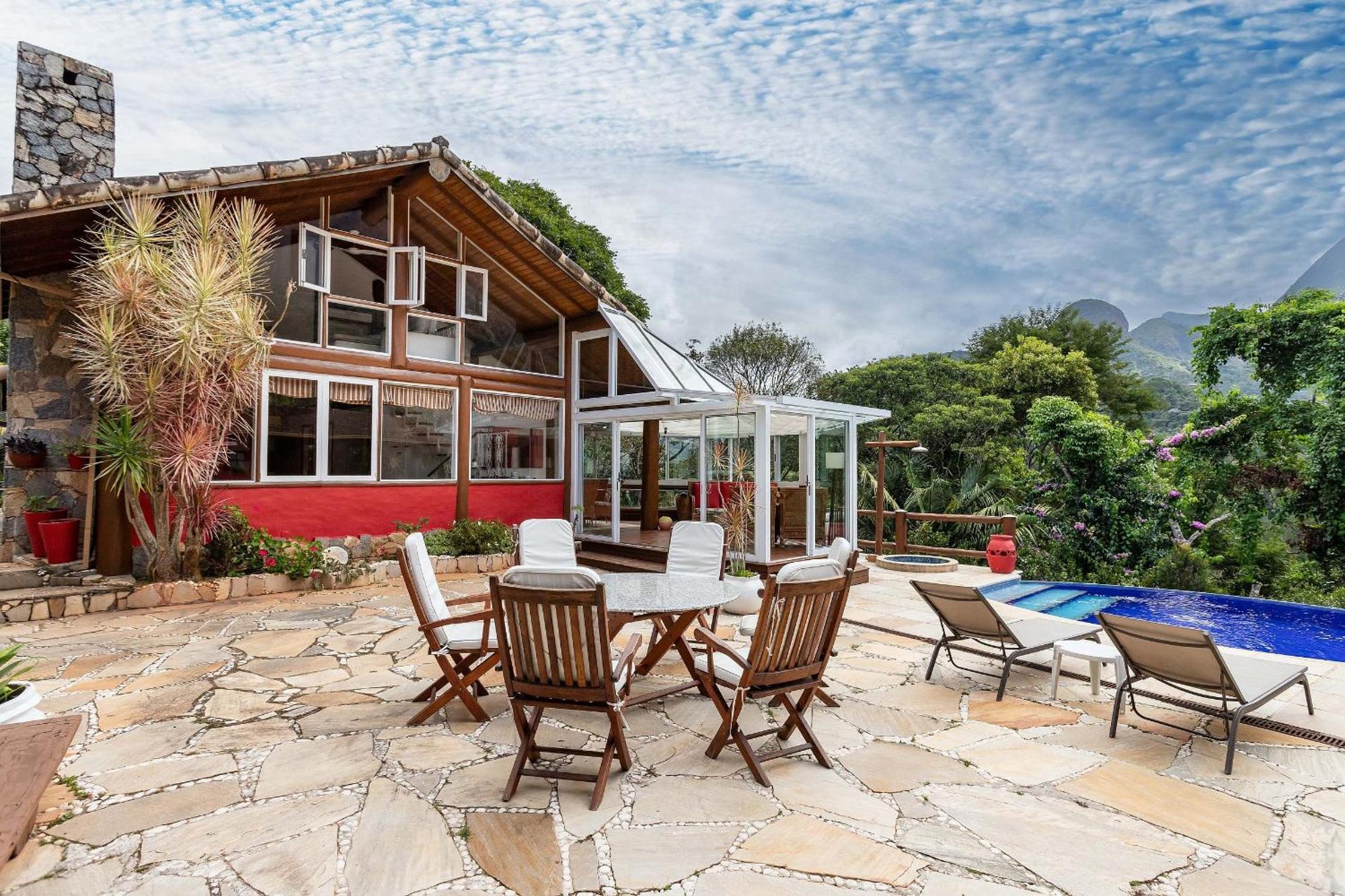 Casa Maria Comprida Araras, serviço incluído, 5 quartos, piscina e área gourmet Petrópolis Exterior foto