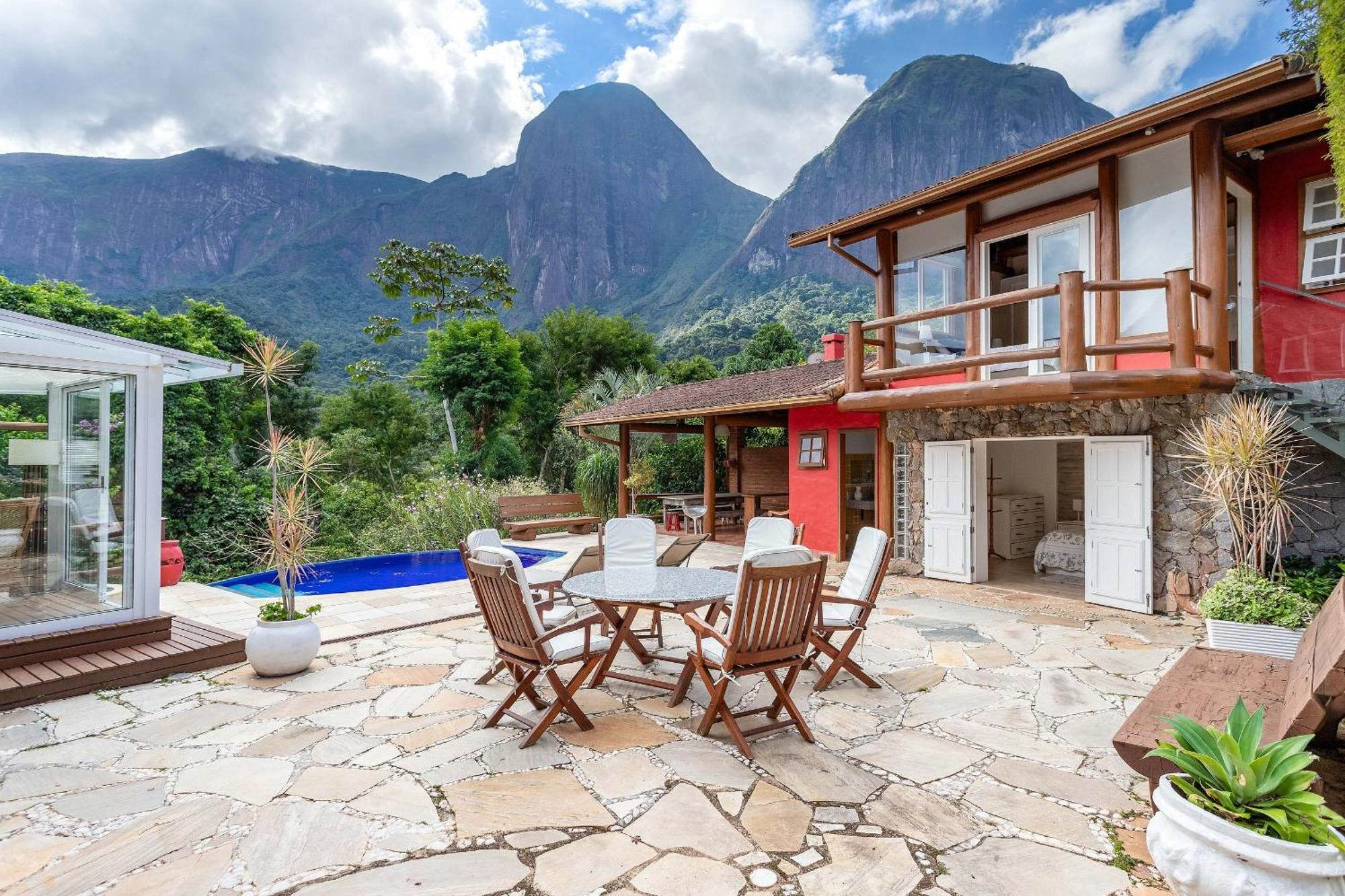 Casa Maria Comprida Araras, serviço incluído, 5 quartos, piscina e área gourmet Petrópolis Exterior foto