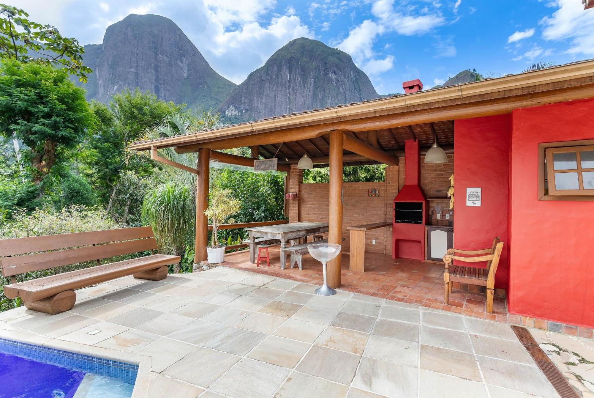 Casa Maria Comprida Araras, serviço incluído, 5 quartos, piscina e área gourmet Petrópolis Exterior foto